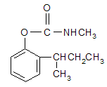BPMC (Fenobucarb) structural formula
