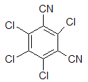 Chlorothalonil structural formula