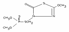 Methidathion structural formula