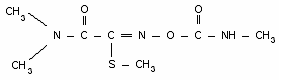 Oxamyl structural formula